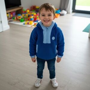 YOUTH SMALL NWT GOAT USA Blue Kids Hoodie